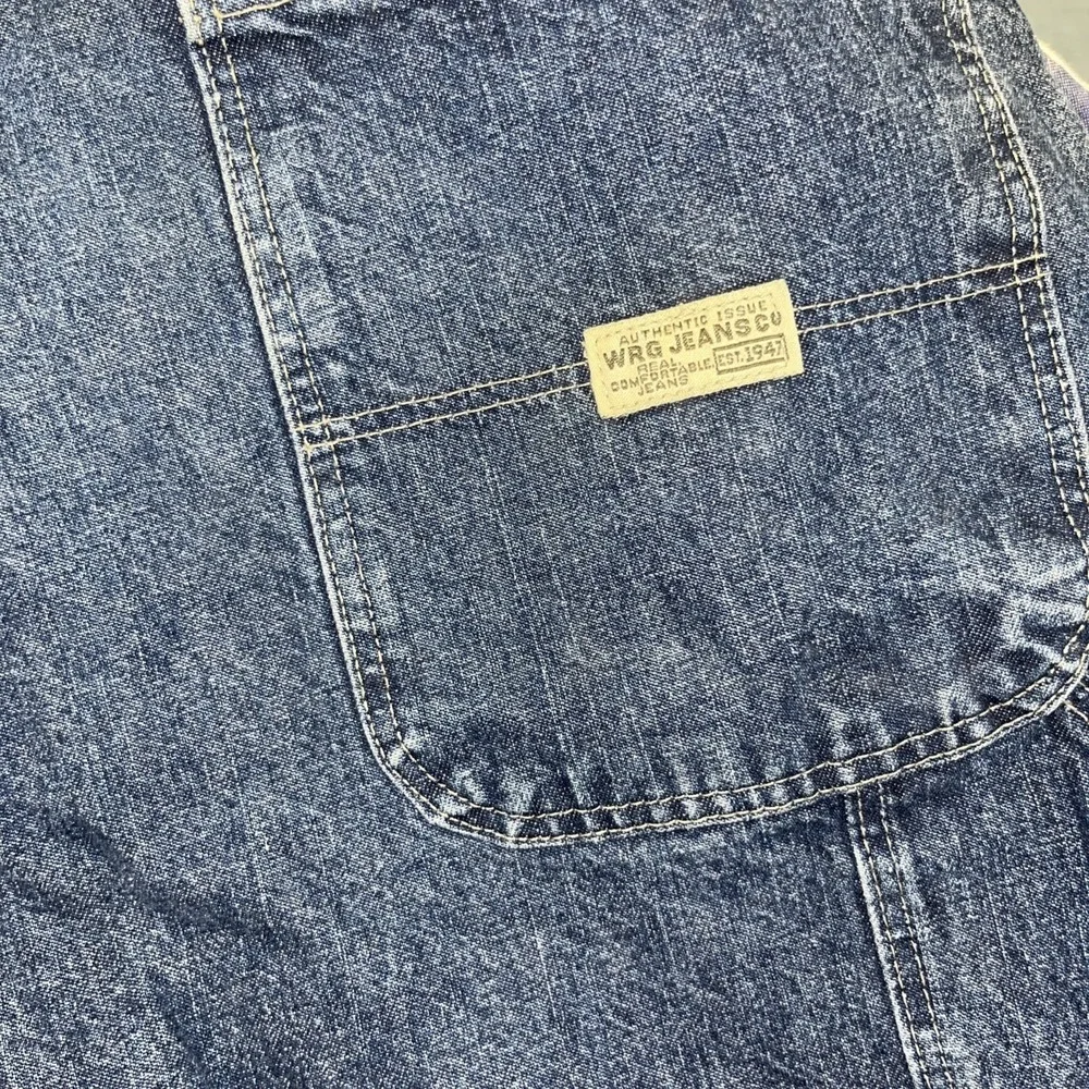 Vintage 90s Wrangler Jorts Mens 36 Y2K Carpenter Baggy Skater Jean Denim Shorts‎